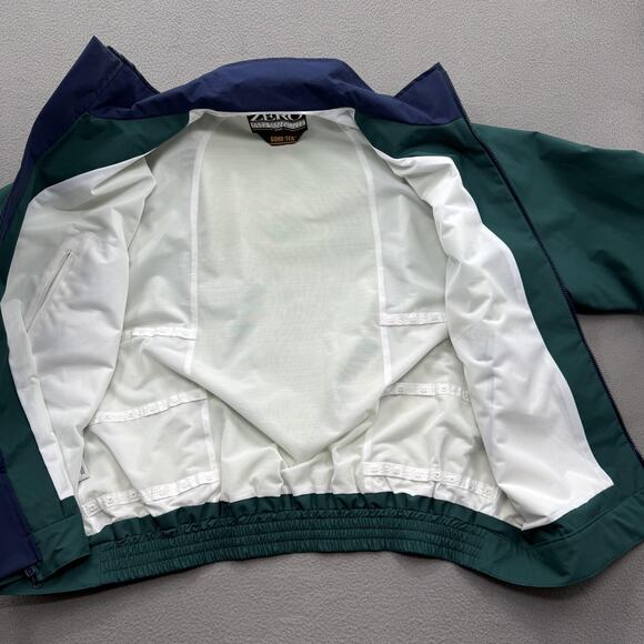 Zero Restriction Jacket Mens Extra Large Green Golf Golfing Windbreaker USA - Picture 11 of 14